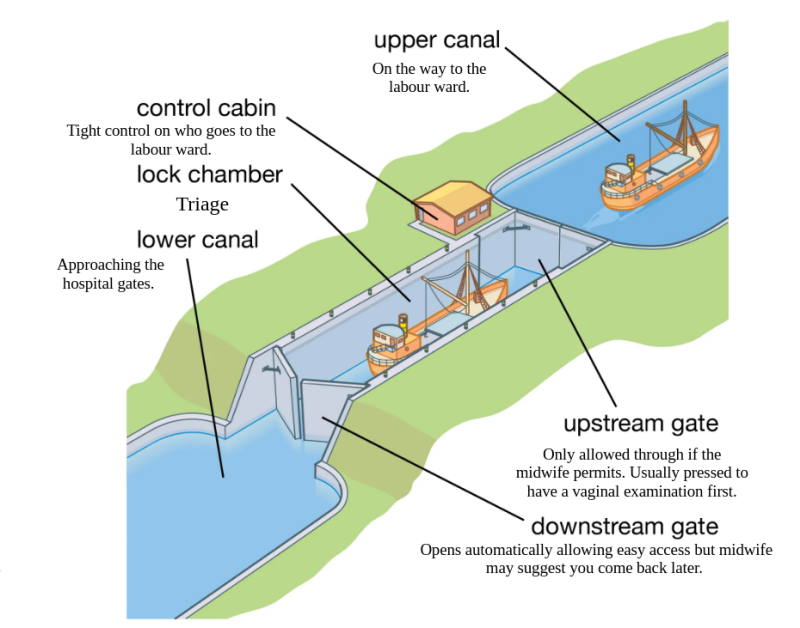 Maternity care canal