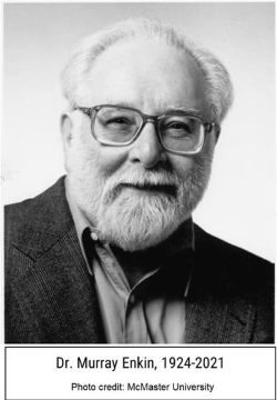 Murray Enkin black and white photo